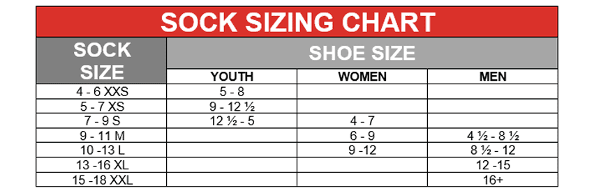 Asics Sock Size Chart Sales 67% OFF | fames.org.br